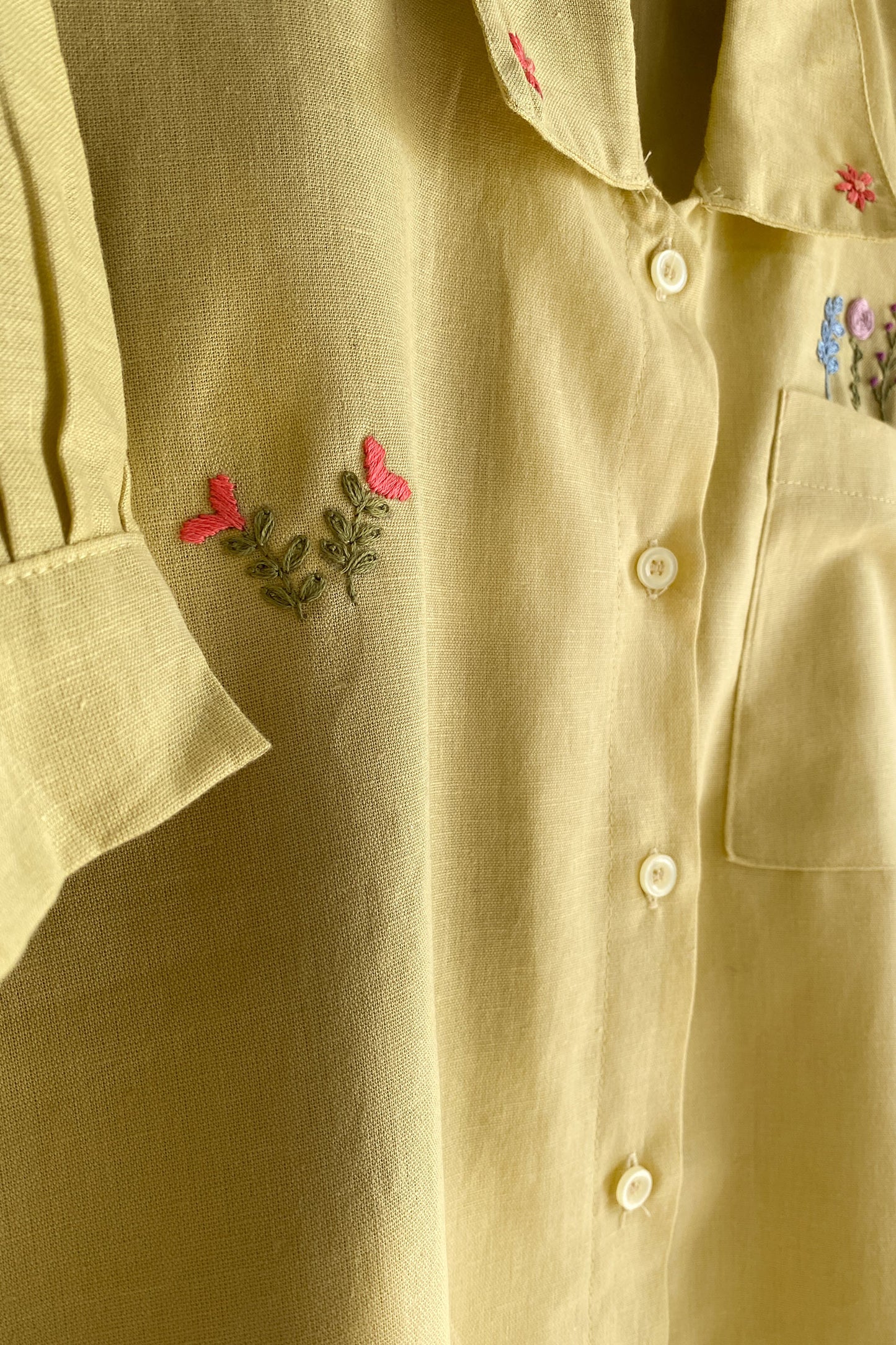 Cotton Candy Wildflower Light Yellow Shirt (Unisex)