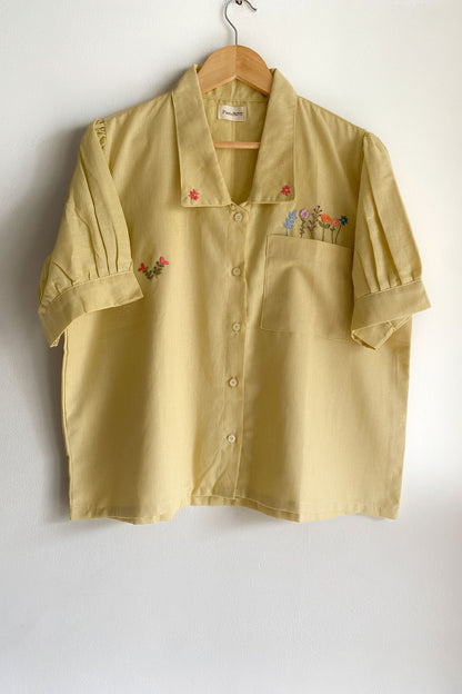 Cotton Candy Wildflower Light Yellow Shirt (Unisex)