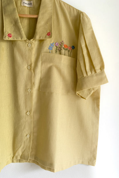 Cotton Candy Wildflower Light Yellow Shirt (Unisex)