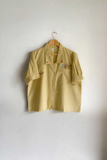 Cotton Candy Wildflower Light Yellow Shirt (Unisex)