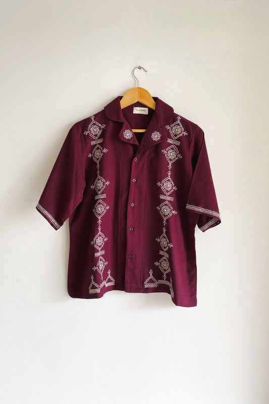 Ziba Kutchi Embroidery Shirt (Unisex)