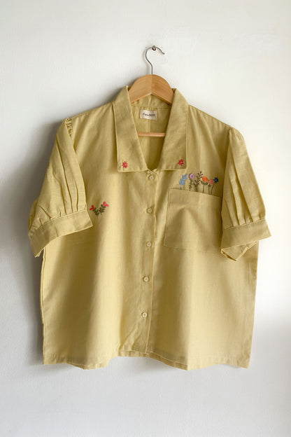 Cotton Candy Wildflower Light Yellow Shirt (Unisex)