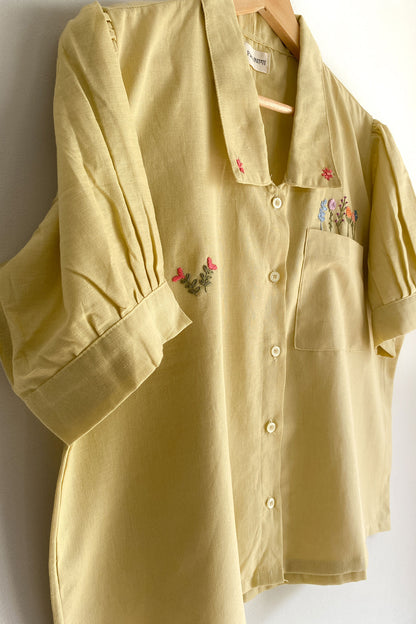 Cotton Candy Wildflower Light Yellow Shirt (Unisex)